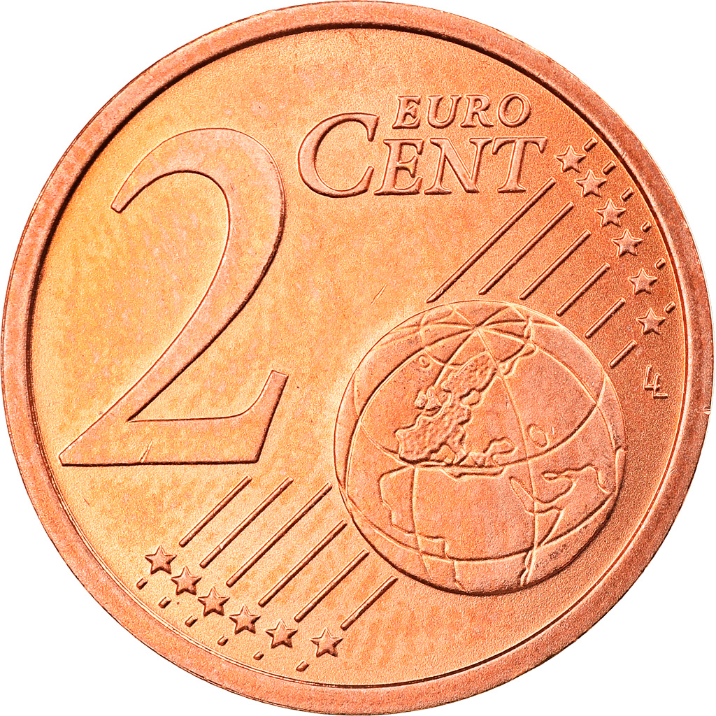 Bundesrepublik Deutschland, 2 Euro Cent, 2005, Munich, STGL, Copper Plated