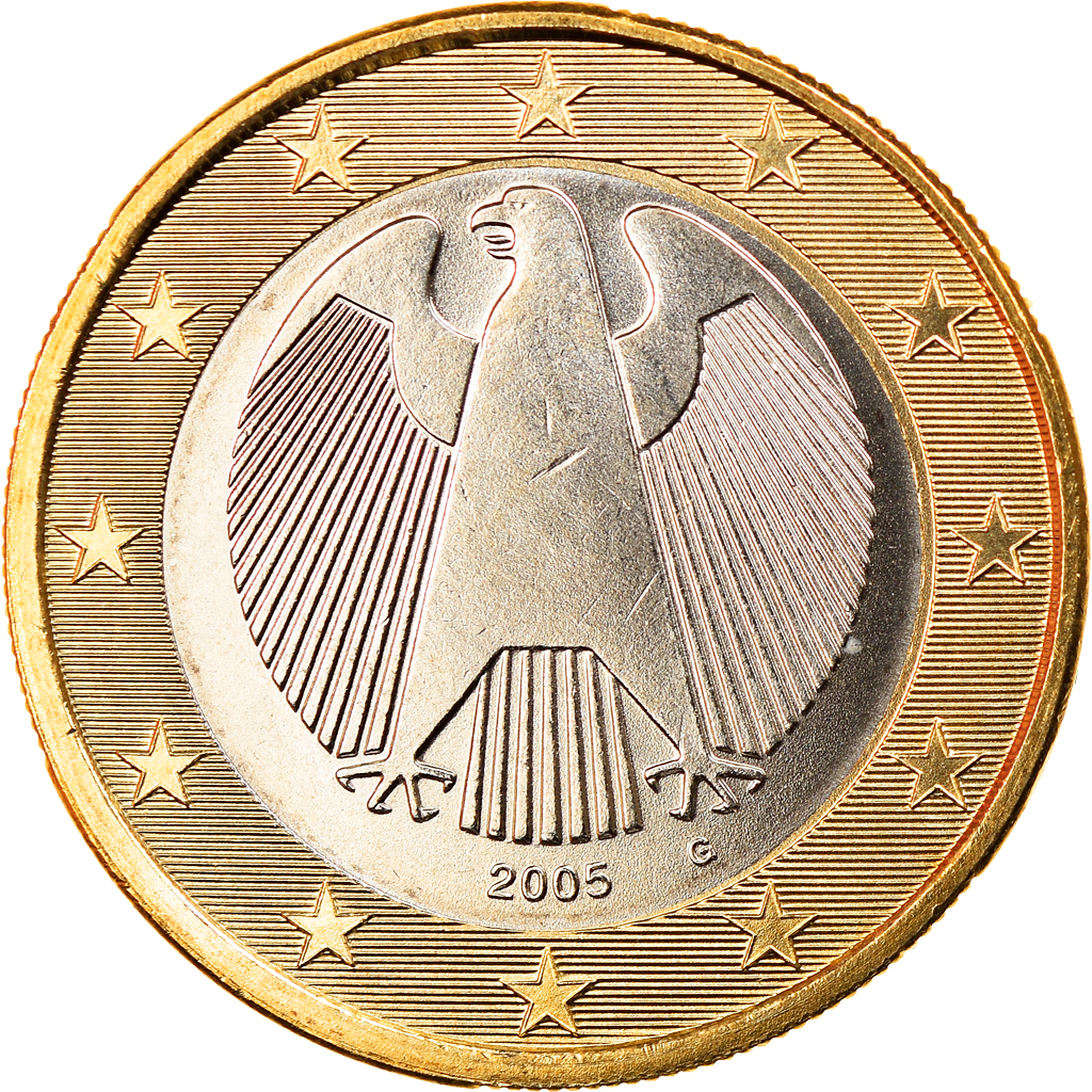 Bundesrepublik Deutschland, Euro, 2005, Karlsruhe, STGL, Bi-Metallic, KM:213