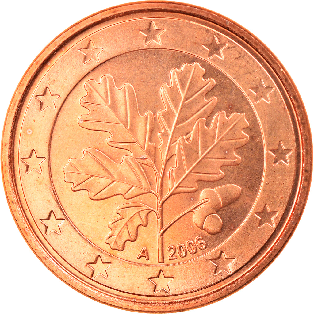 Bundesrepublik Deutschland, 5 Euro Cent, 2006, Berlin, STGL, Copper Plated