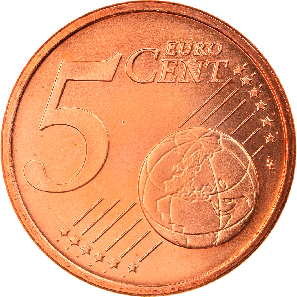 Bundesrepublik Deutschland, 5 Euro Cent, 2006, Berlin, STGL, Copper Plated