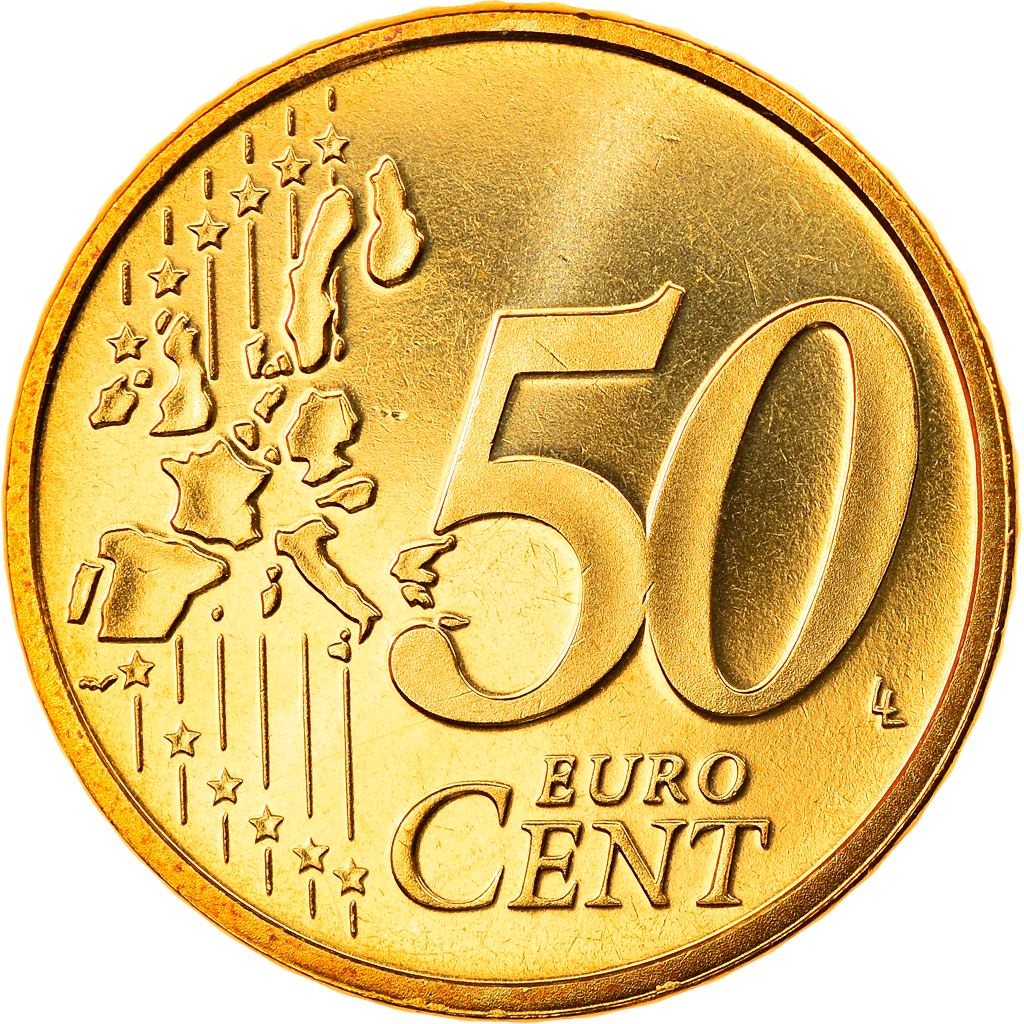 Luxemburg, 50 Euro Cent, 2003, Utrecht, Proof, STGL, Messing, KM:80