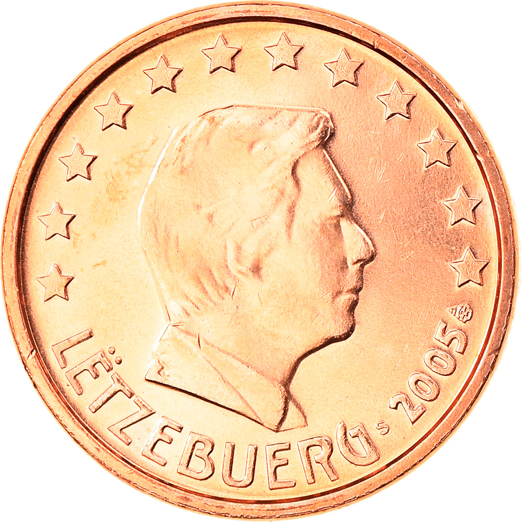 [#819258] Luxemburg, Euro Cent, 2005, STGL, Copper Plated Steel, KM:75