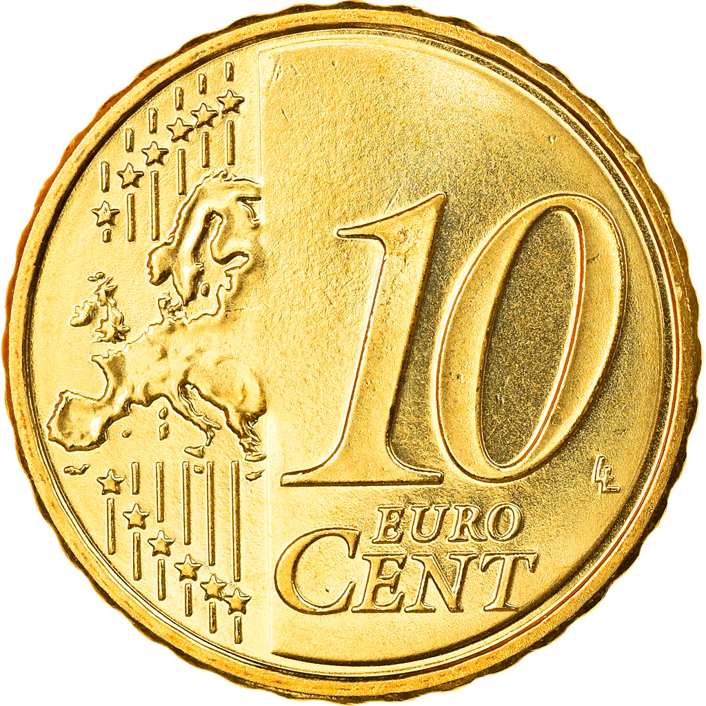[#820037] Slovenië, 10 Euro Cent, 2009, FDC, Tin, KM:71