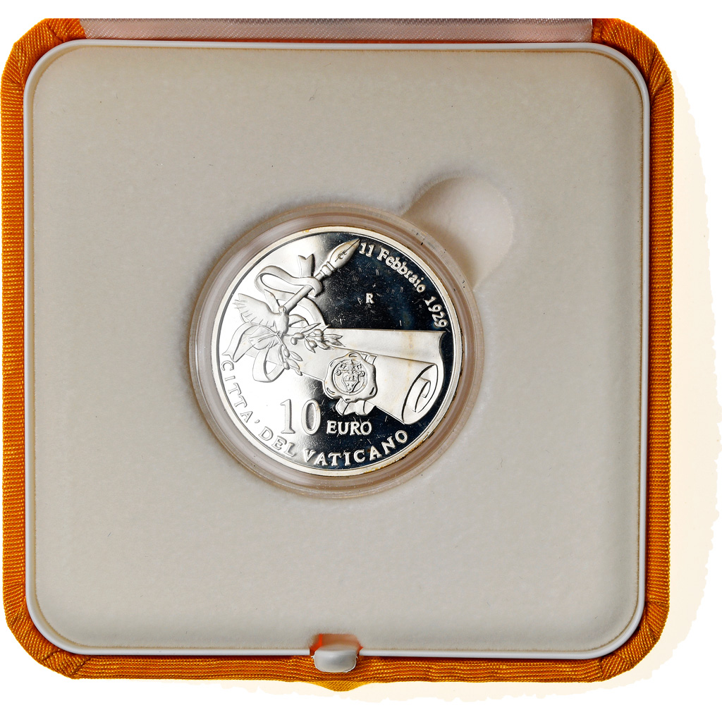 Vatikanstadt, 10 Euro, Lateran Treaty, 80th Anniversary, 2009, Rome, STGL