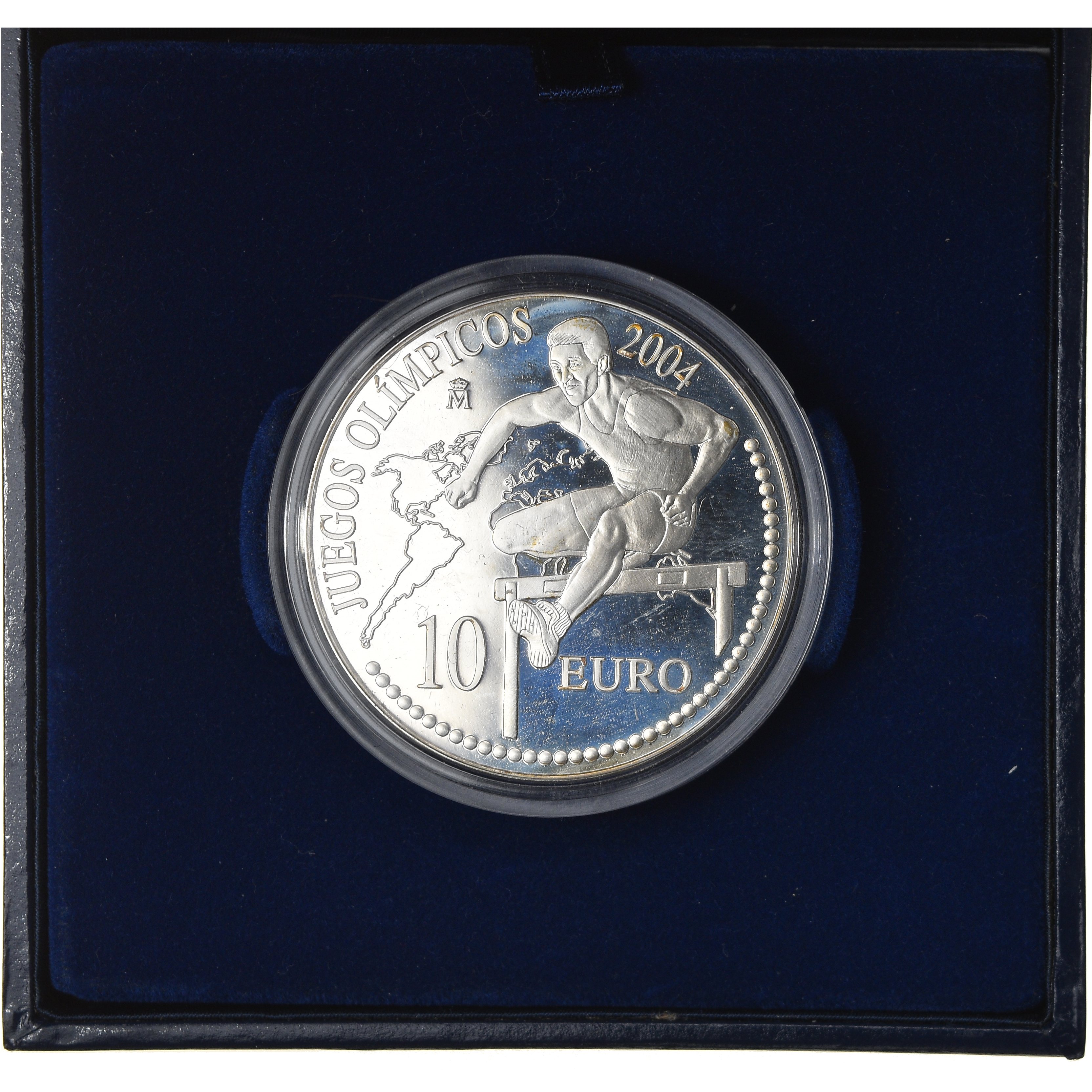 Spain, 10 Euro, Jeux Olympiques d'Athènes, 2004, Madrid, , Silver