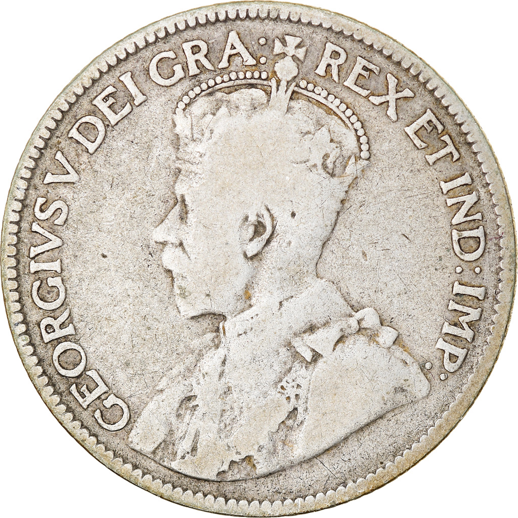 Coin, Canada, George V, 25 Cents, 1930, Royal Canadian Mint, Ottawa, 