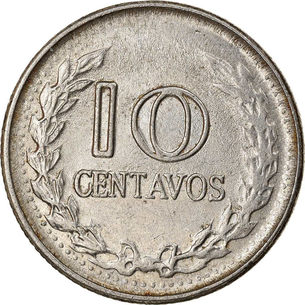 Coin, Colombia, 10 Centavos, 1971, , Nickel Clad Steel, KM:236