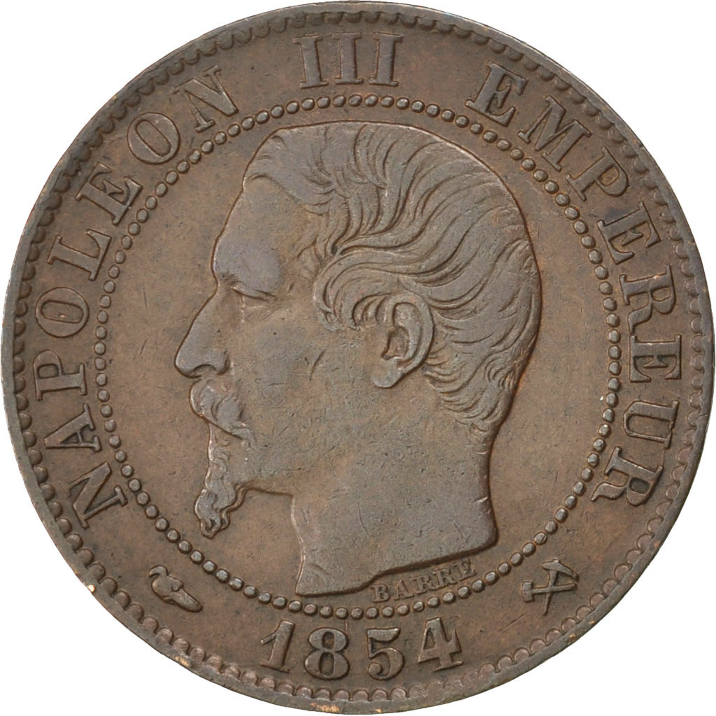Coin, France, Napoleon III, Napoléon III, 5 Centimes, 1854, Rouen, 