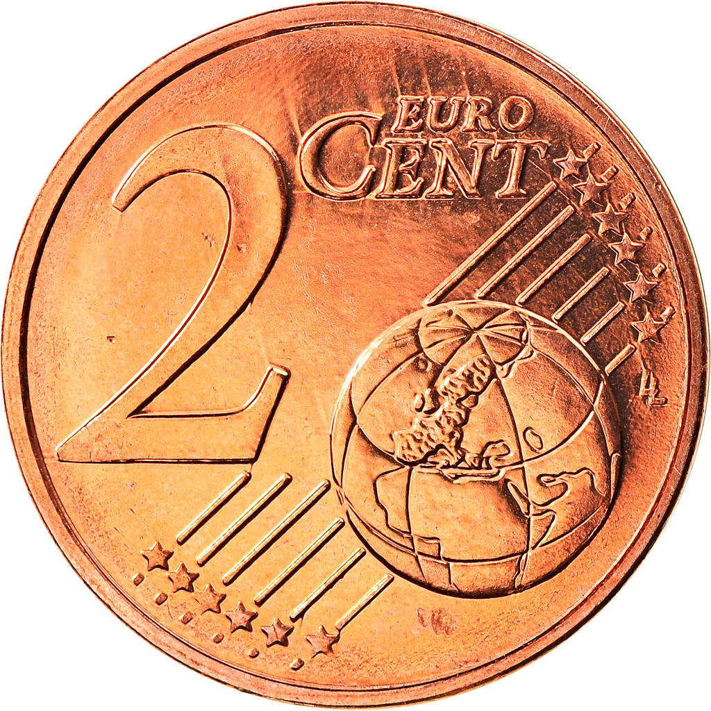 Griechenland, 2 Euro Cent, 2009, Athens, STGL, Copper Plated Steel, KM:182