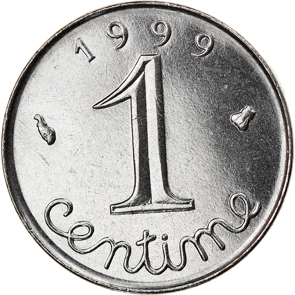 Coin, France, Épi, Centime, 1999, Paris, , Stainless Steel, KM:928