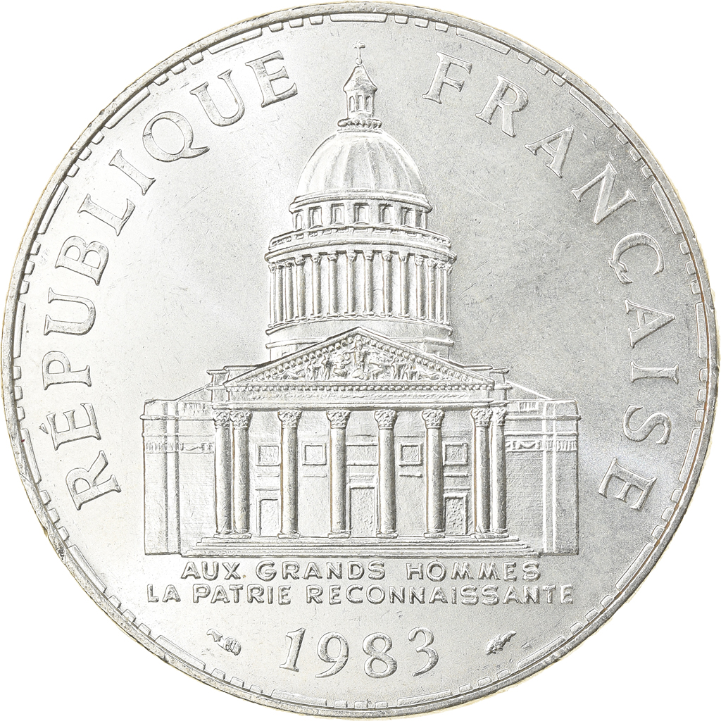 Coin, France, Panthéon, 100 Francs, 1983, Paris, , Silver, KM:951.1