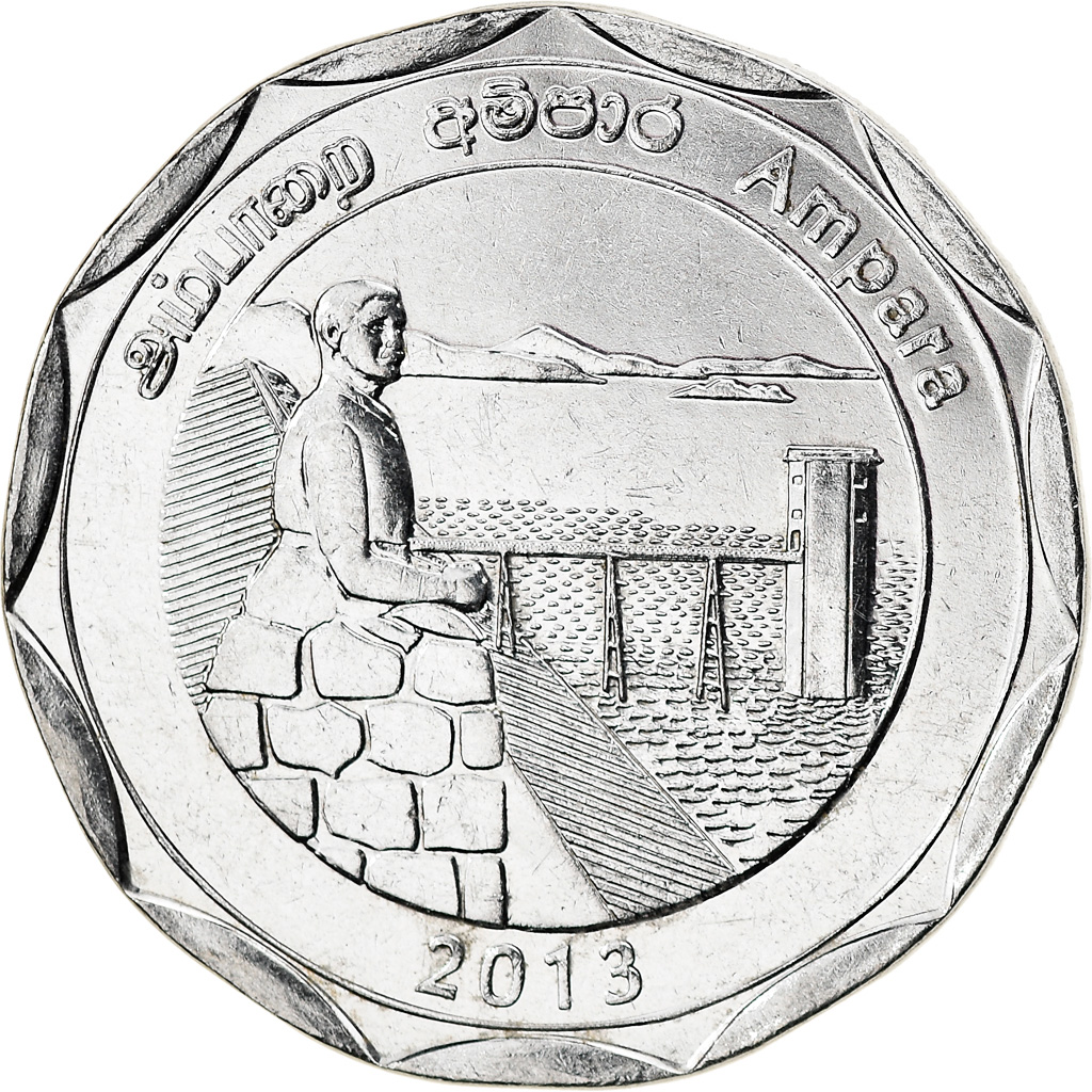Coin, Sri Lanka, Ampara, 10 Rupees, 2013, , Stainless Steel