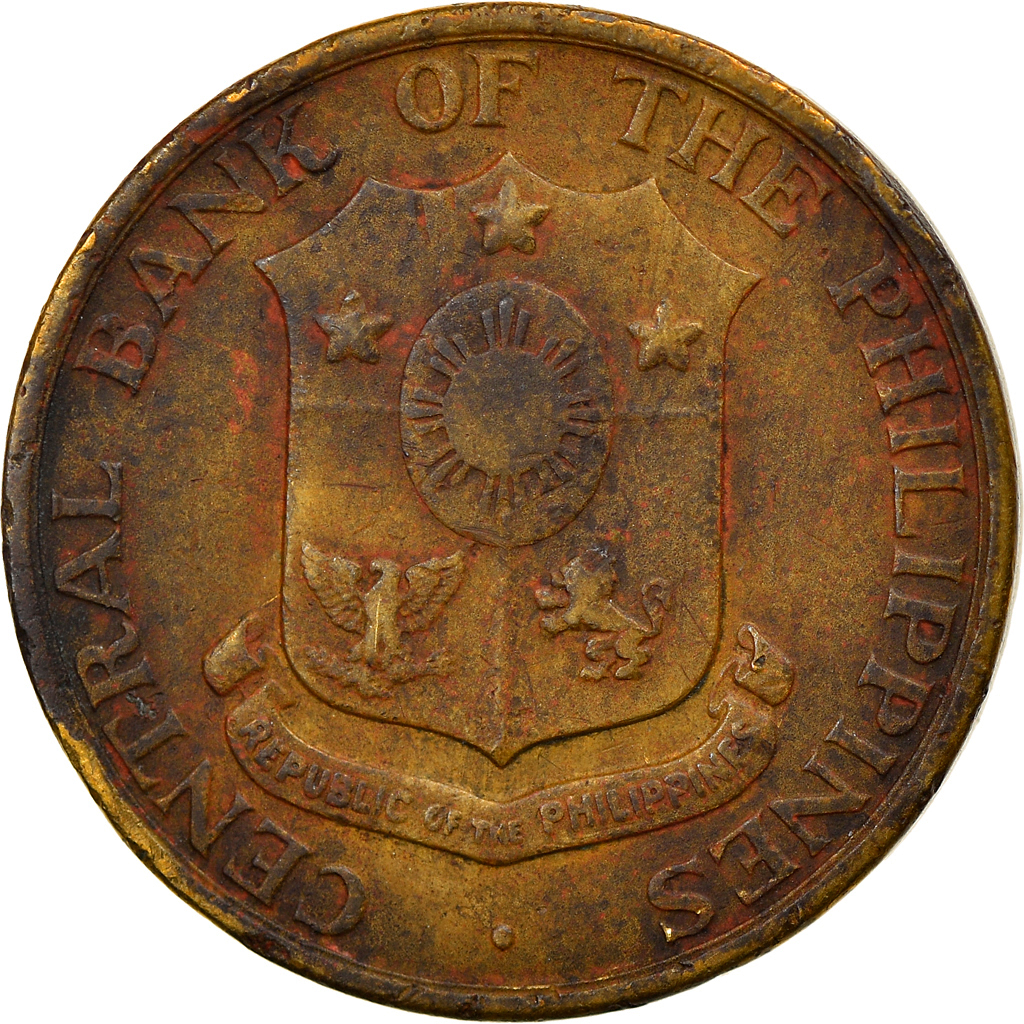 Coin, Philippines, 5 Centavos, 1963, , Brass, KM:187