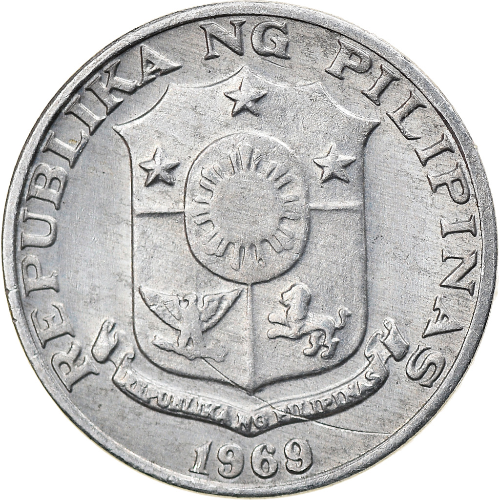 Coin, Philippines, Sentimo, 1969, , Aluminum, KM:196