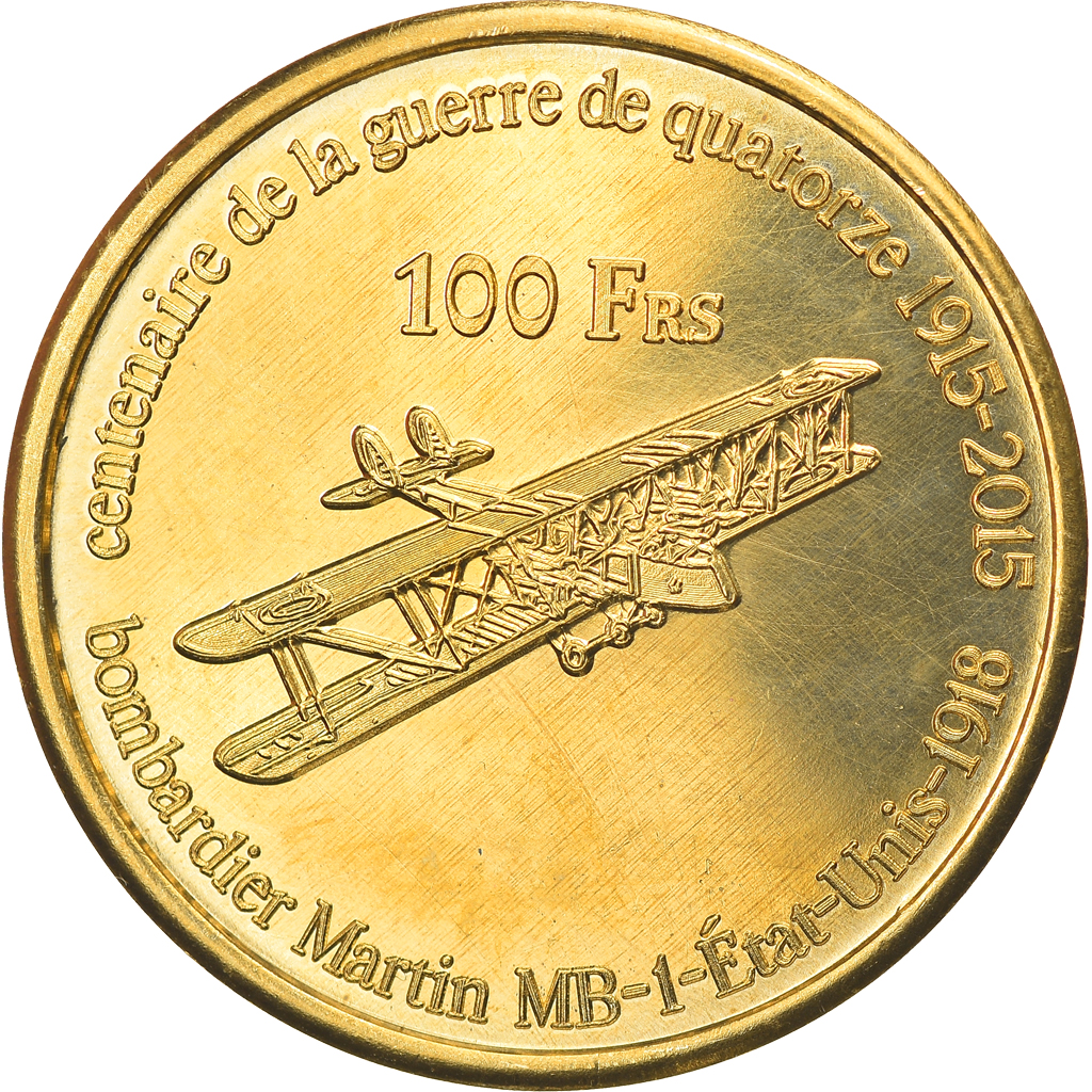 Coin, France, 100 Francs, 2015, Tromelin, , Bronze-Aluminium