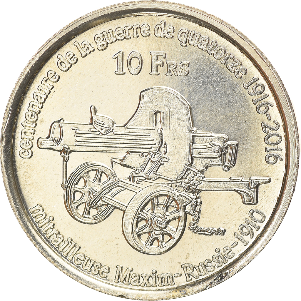 Coin, France, 10 Francs, 2016, Glorieuses, , Cupro-nickel Aluminium
