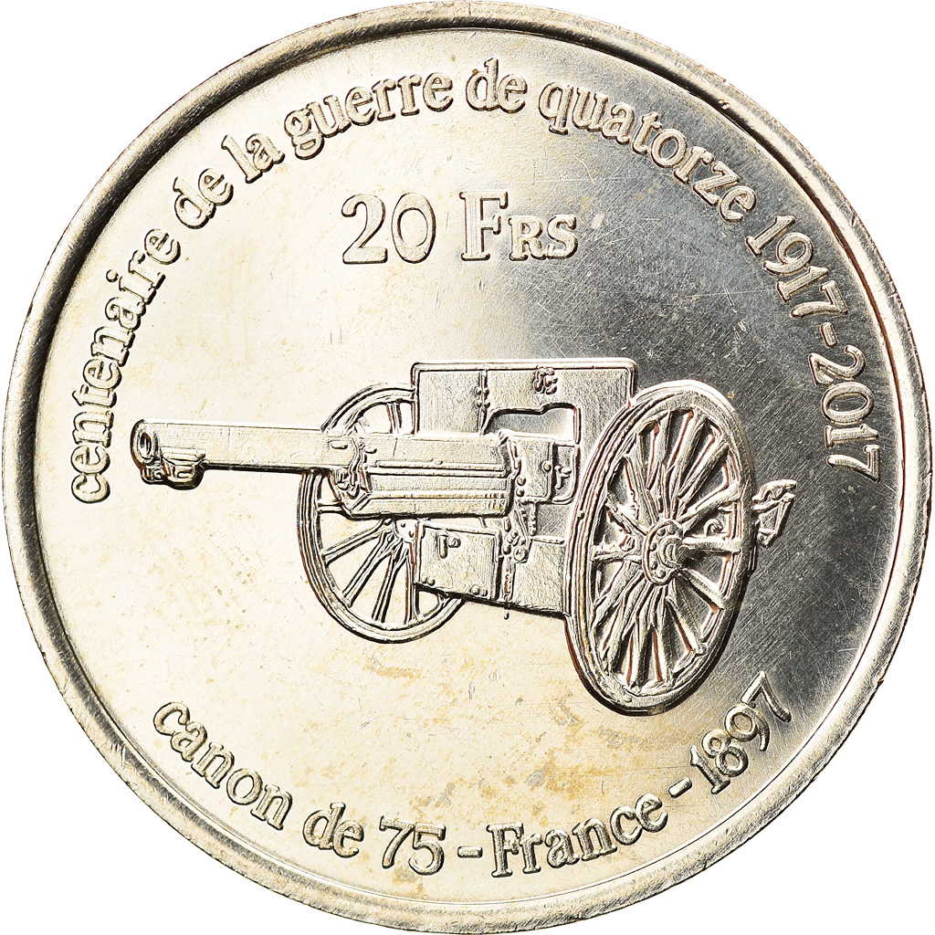 Coin, France, 20 Francs, 2017, Europa, , Cupro-nickel Aluminium