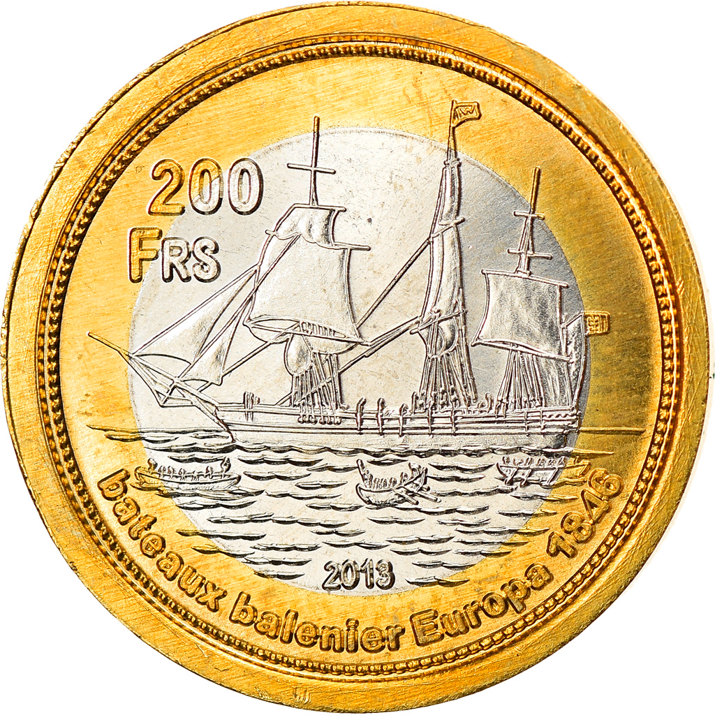 Coin, France, 200 Francs, 2013, Tromelin, , Bi-Metallic