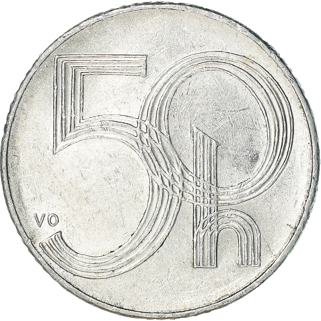 Coin, Czech Republic, 50 Haleru, 1994, , Aluminum, KM:3.1