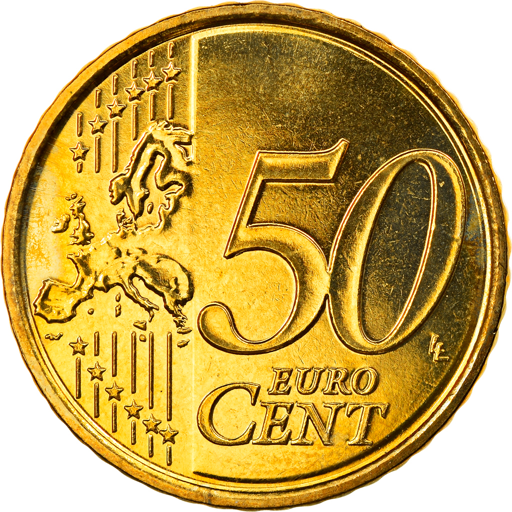 Belgien, 50 Euro Cent, 2009, Brussels, UNZ, Messing, KM:279