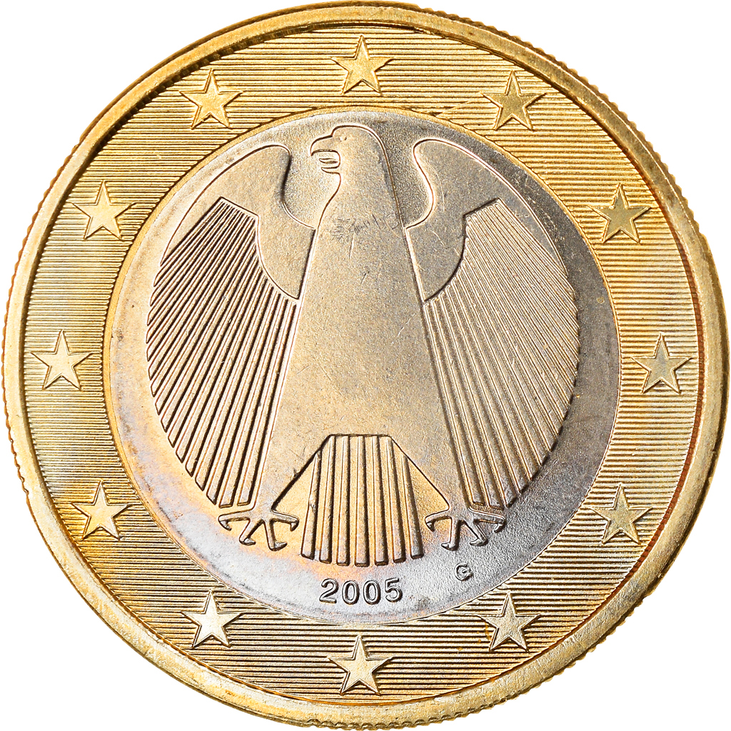Bundesrepublik Deutschland, Euro, 2005, Karlsruhe, UNZ, Bi-Metallic, KM:213