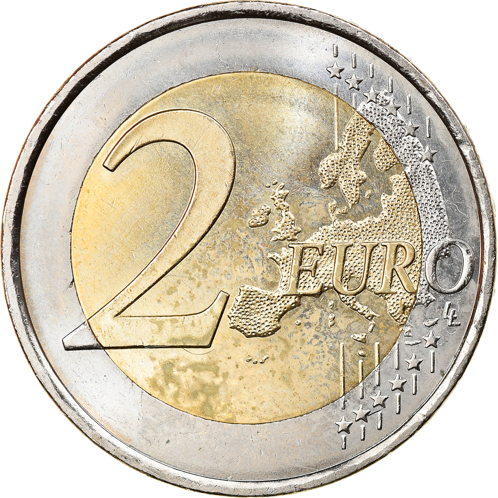 Spain, 2 Euro, 2015, 30 ans   Drapeau européen, MS(63), Bi-Metallic, KM:New
