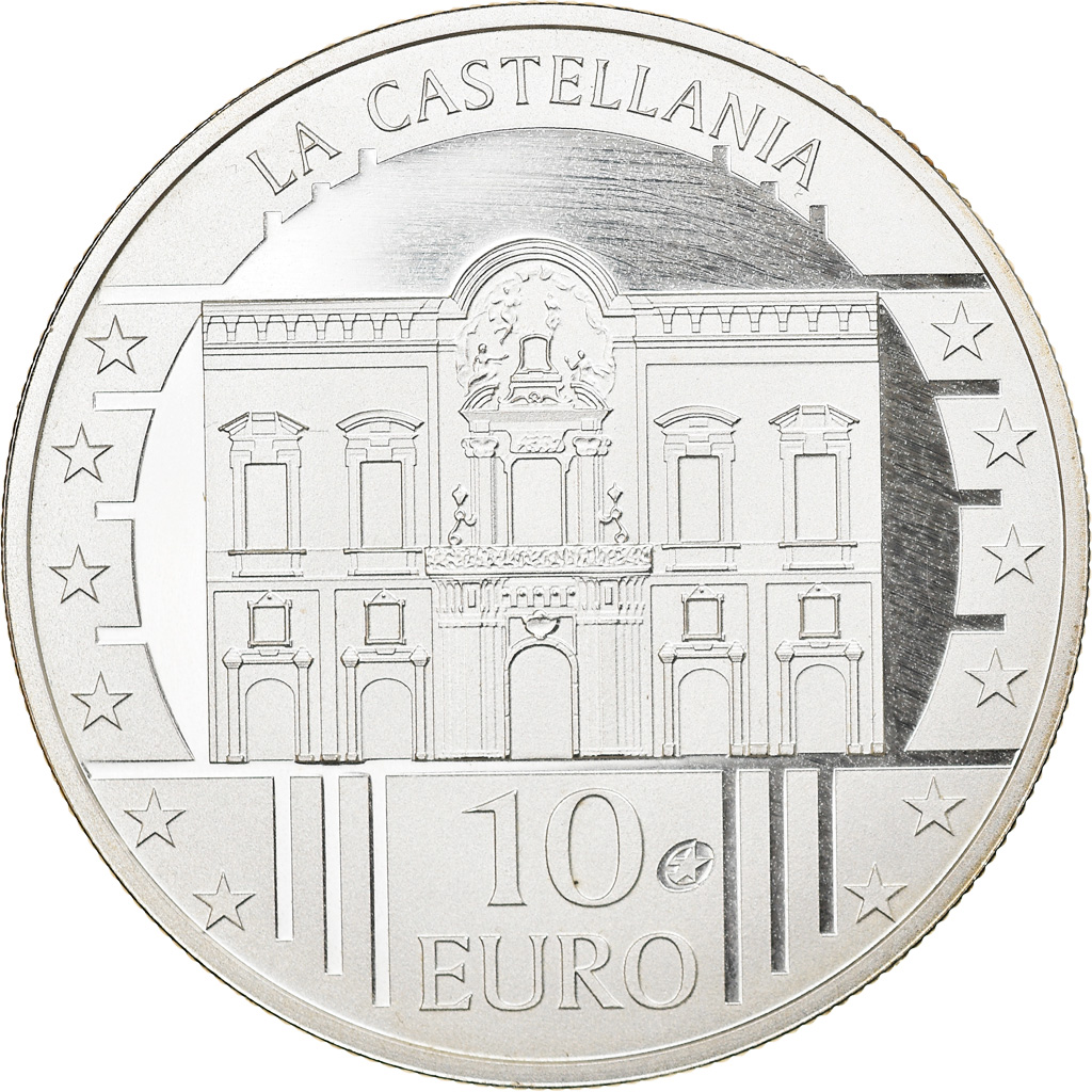 Malta, 10 Euro, La Castellania, 2009, Paris, BE, , Silver, KM:133