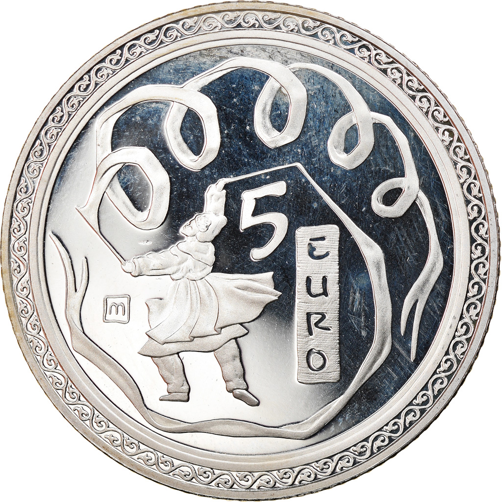 San Marino, 5 Euro, Jeux d'été de Pékin, 2008, Rome, BE, , Silver