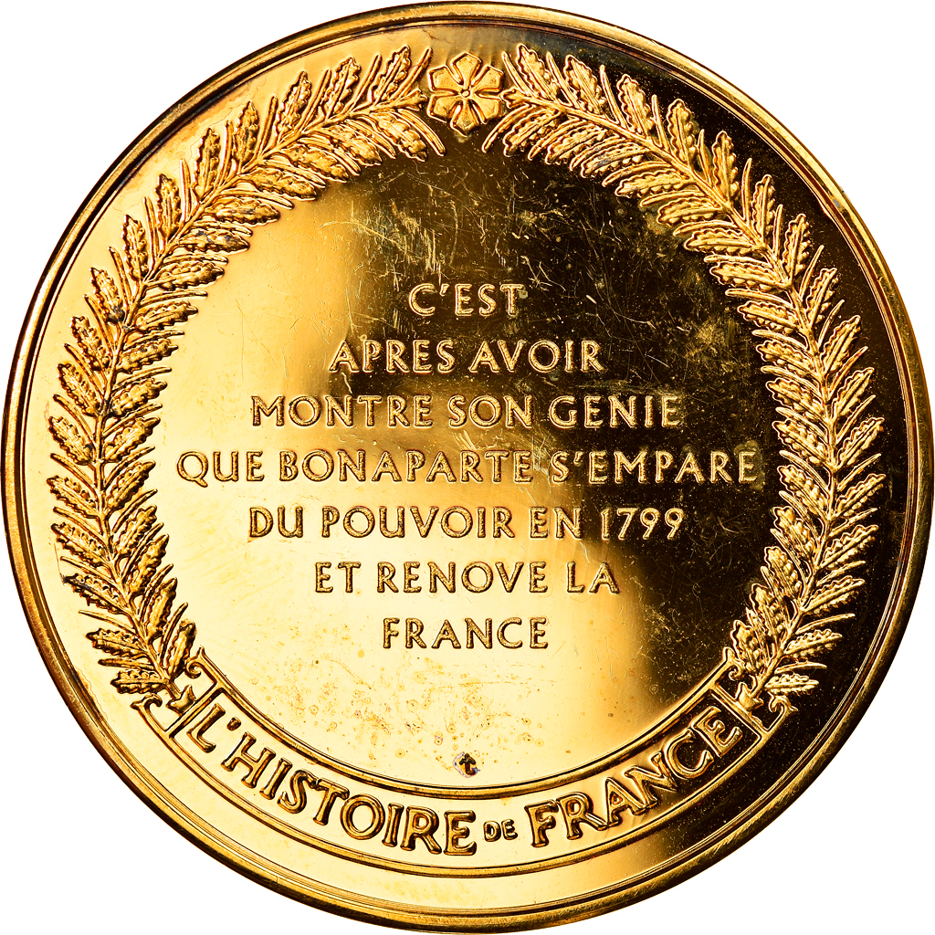 France, Medal, Napoléon Bonaparte, Grand Génie Militaire, History, 
