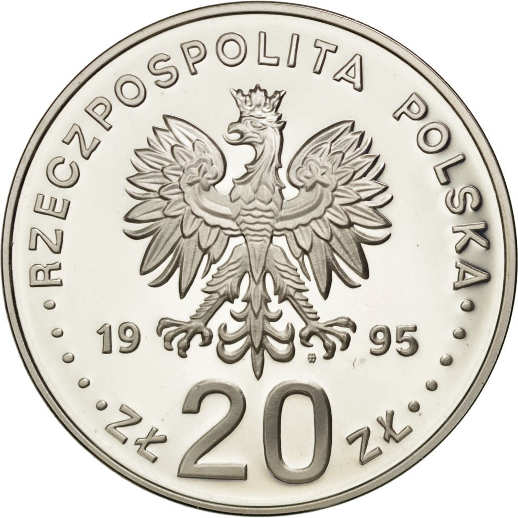 Coin, Poland, 20 Zlotych, 1995, , Silver, KM:302