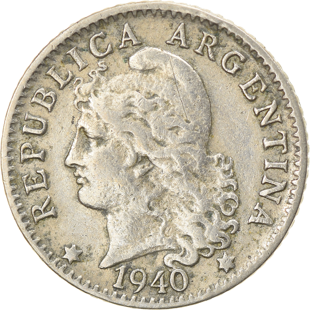 Coin, Argentina, 5 Centavos, 1940, , Copper-nickel, KM:34