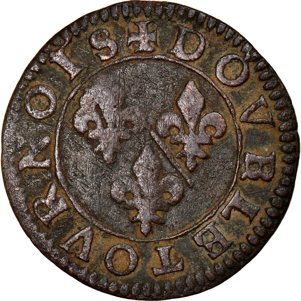 Coin, France, CHÂTEAU-REGNAULT, François de Bourbon-Conti, Double Tournois