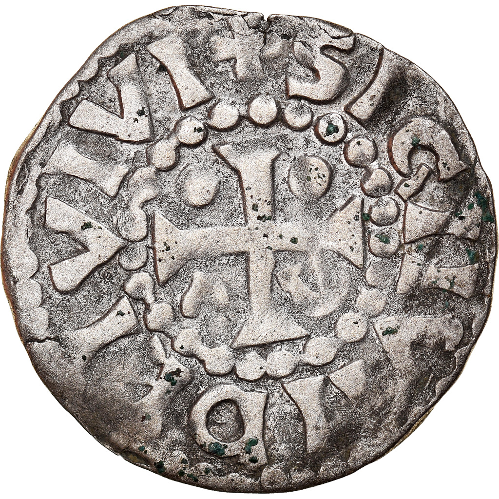 Coin, France, Herbert I, Denier, ND (1015-1246), Le Mans, Immobilized type