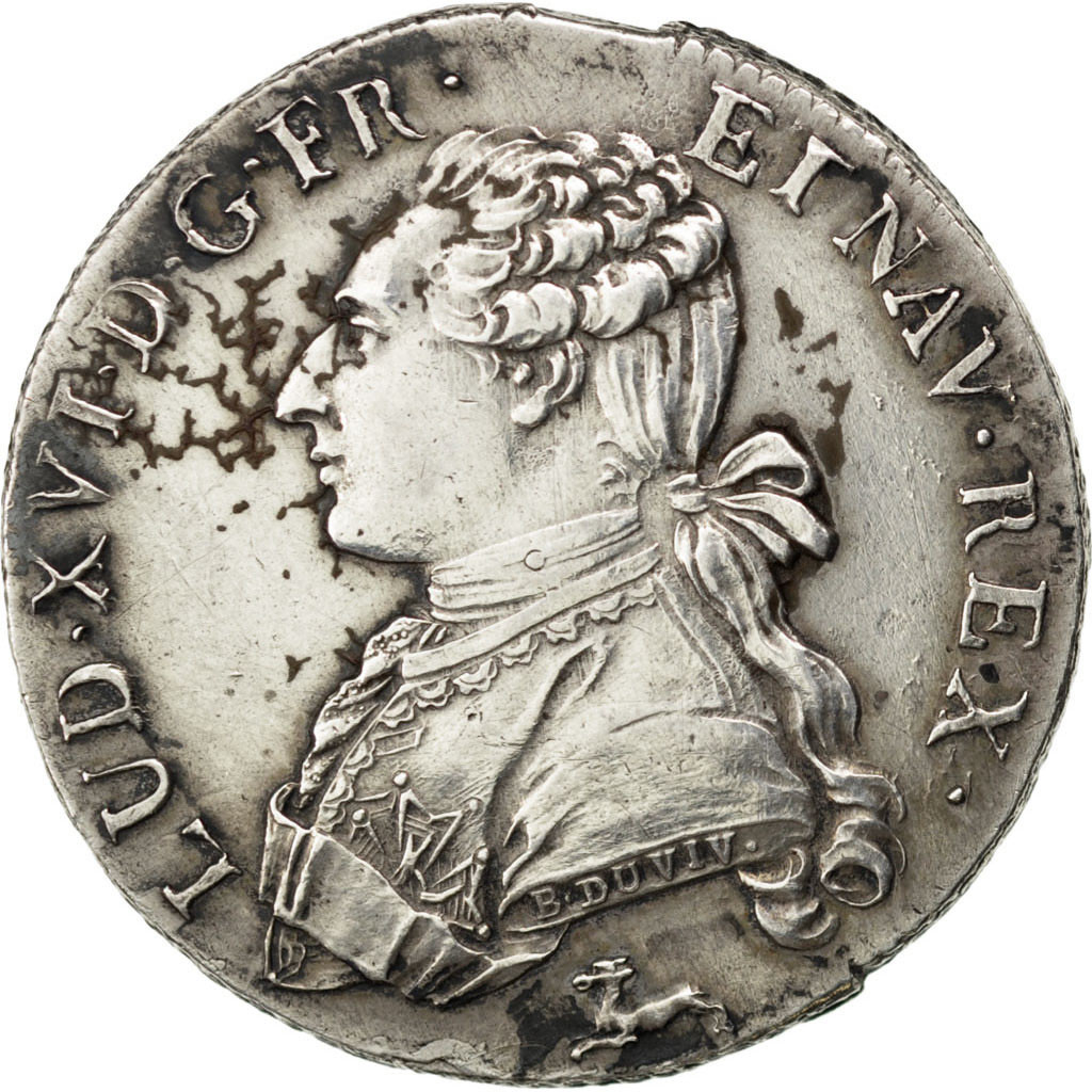 Coin, France, Louis XVI, 1/5 Écu, 24 Sols, 1/5 ECU, 1787, Orléans, 