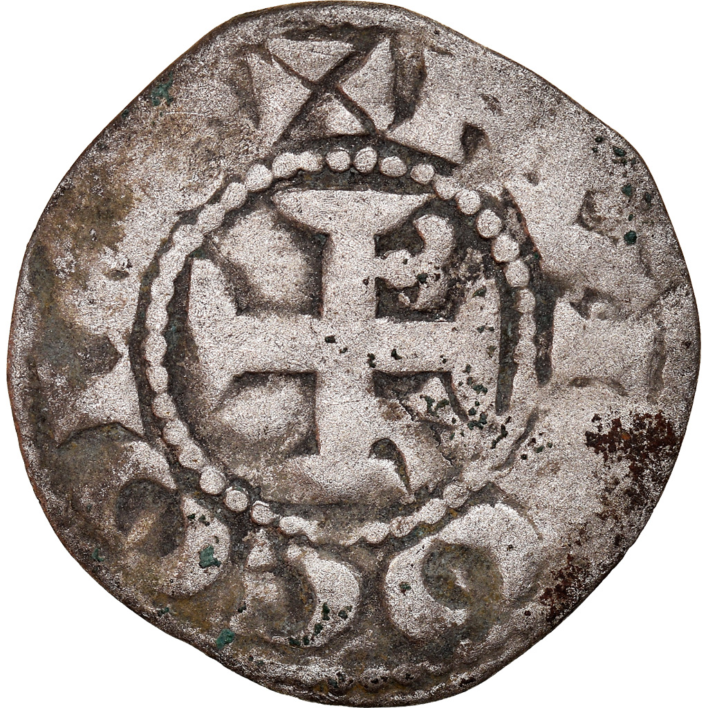 Coin, France, Anjou, Foulques V, Denier, ND (1160-1190), Angers, 