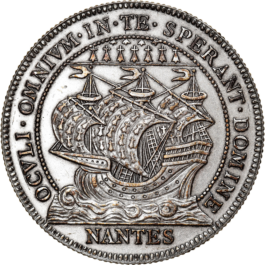 France, Token, Chambre de Commerce de Nantes, , Silver