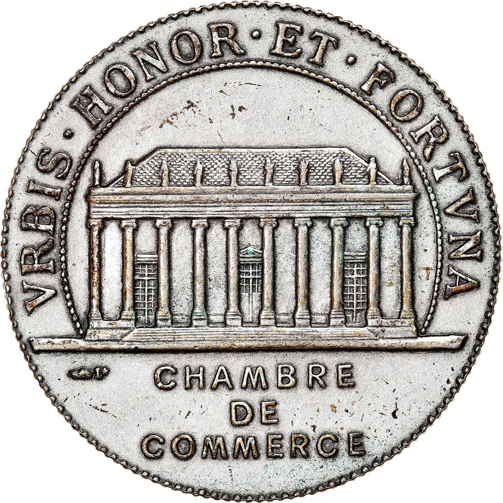 France, Token, Chambre de Commerce de Nantes, , Silver