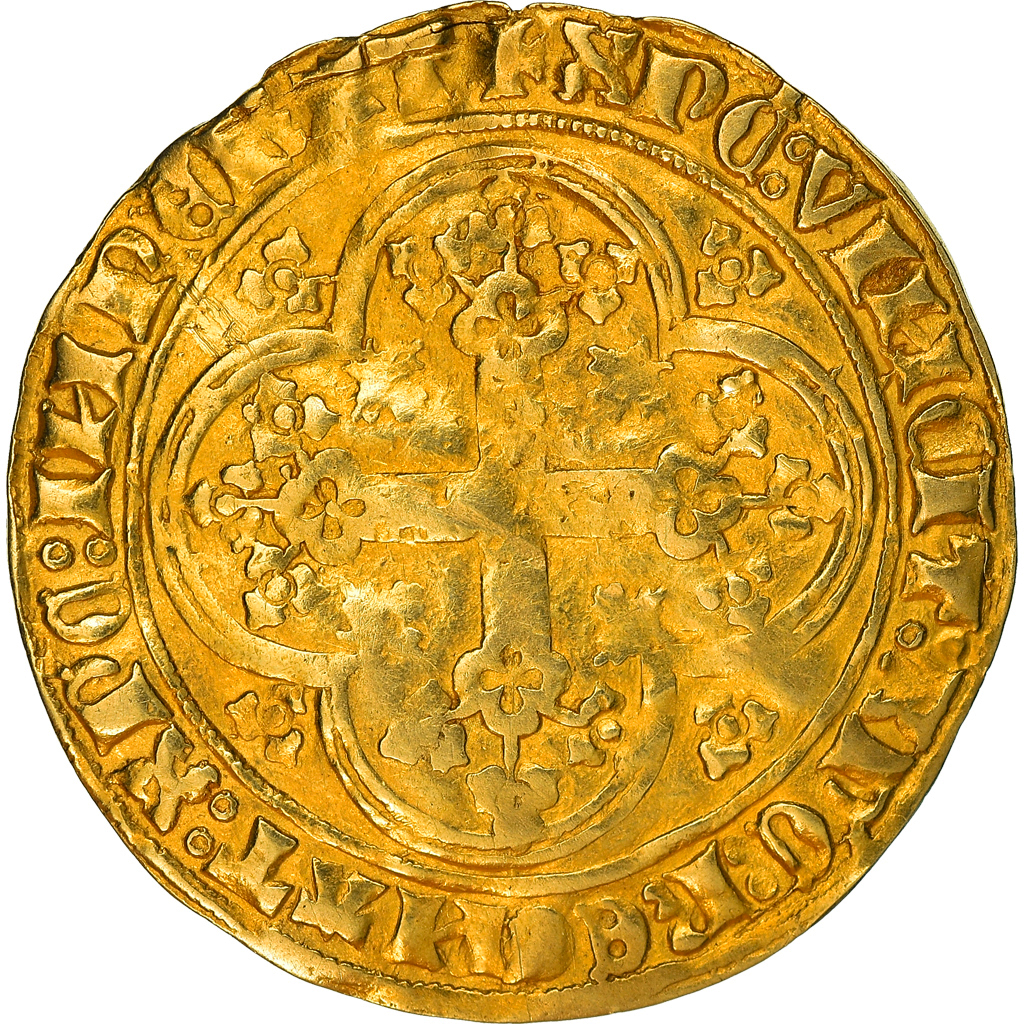 Coin, Netherlands, Wilhelm VI von Bayeren, Chaise d'or, Dordrecht, 