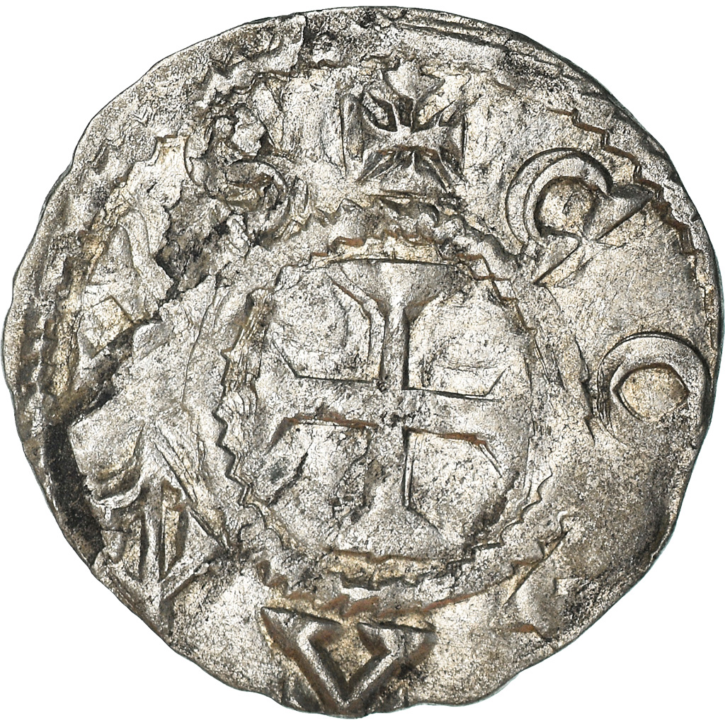 Coin, France, Conan IV, Denier, XIIth century, Rennes, Rare, , Billon