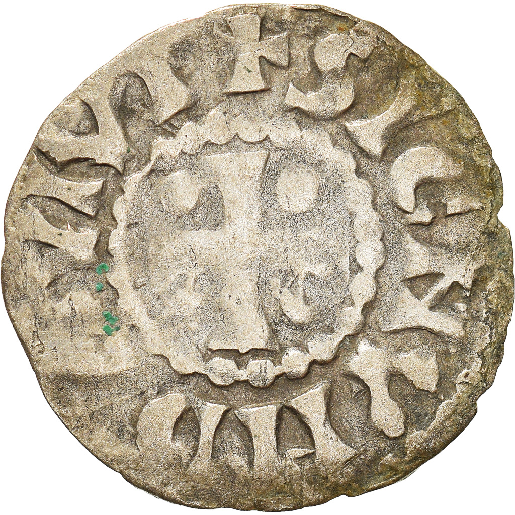 Coin, France, Herbert I, Denier, ND (1015-1246), Le Mans, Immobilized type