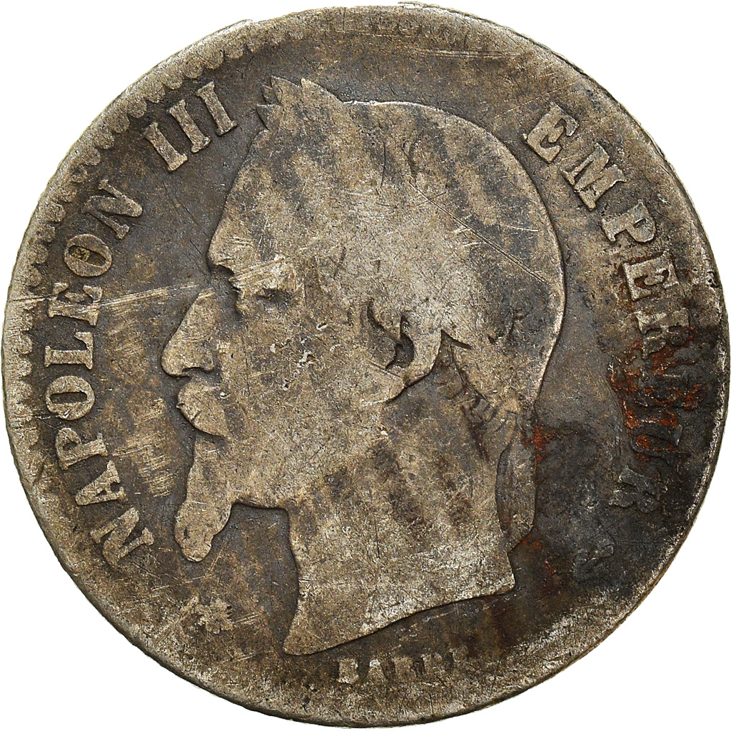 Coin, France, Napoleon III, Napoléon III, 50 Centimes, 1865, Paris, 