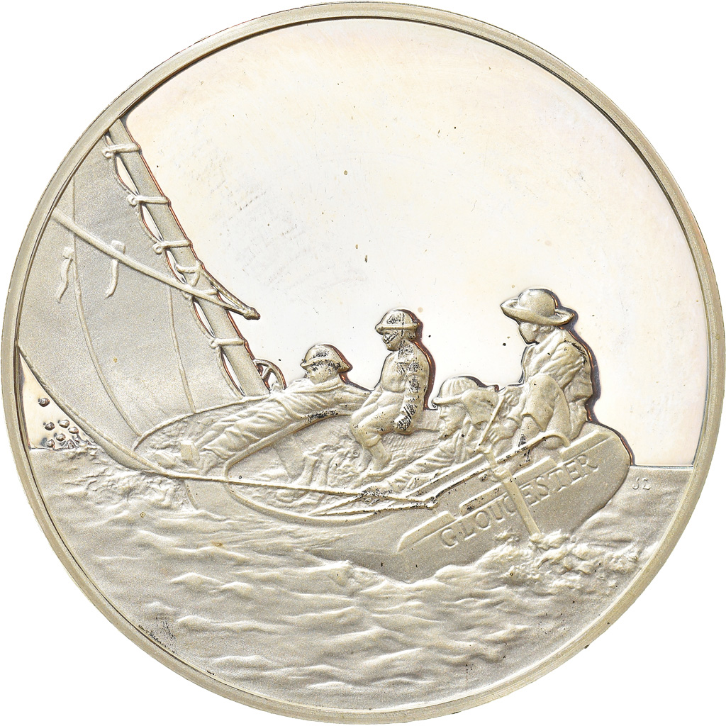 Franklin Mint フランスの 銀貨 La Brise se lève Franklin Mint フランスの 銀貨 La Brise se lève