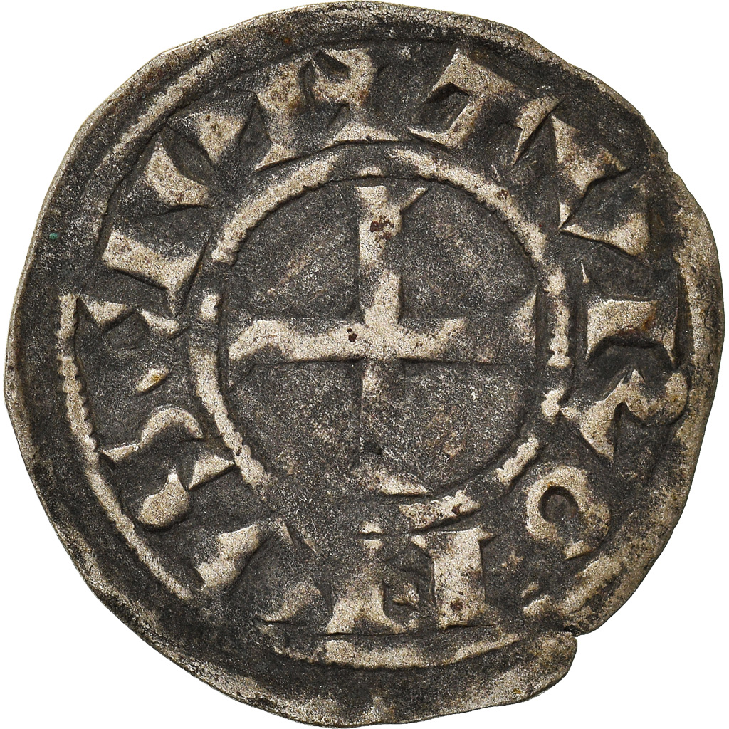 Coin, France, Touraine, Denier, 1150-1200, Saint-Martin de Tours, 