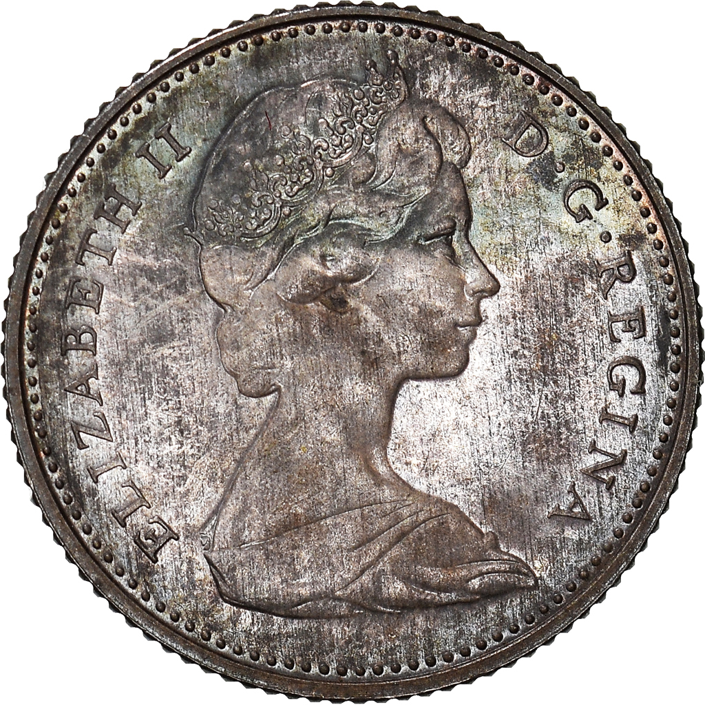 Coin, Canada, Elizabeth II, 10 Cents, 1967, Royal Canadian Mint, , Silver