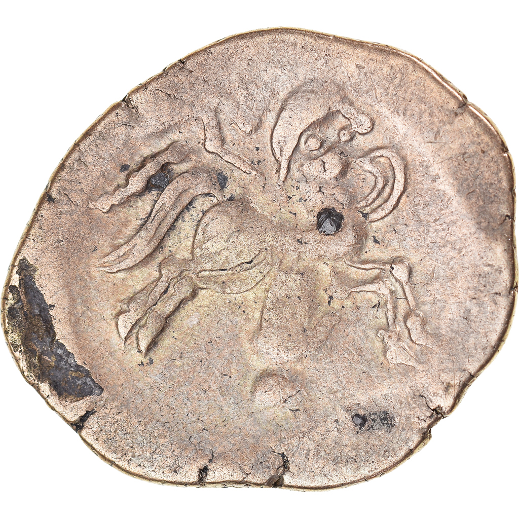 Pictones, Santones, Statère à la main, 1st century BC, Electrum, VF
