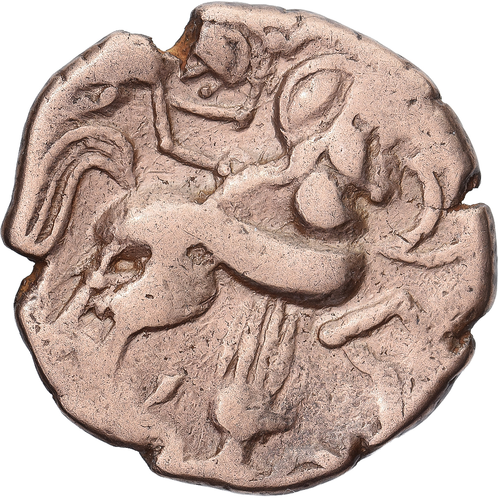 Pictones, Santones, Statère à la main, 1st century BC, Electrum, VF