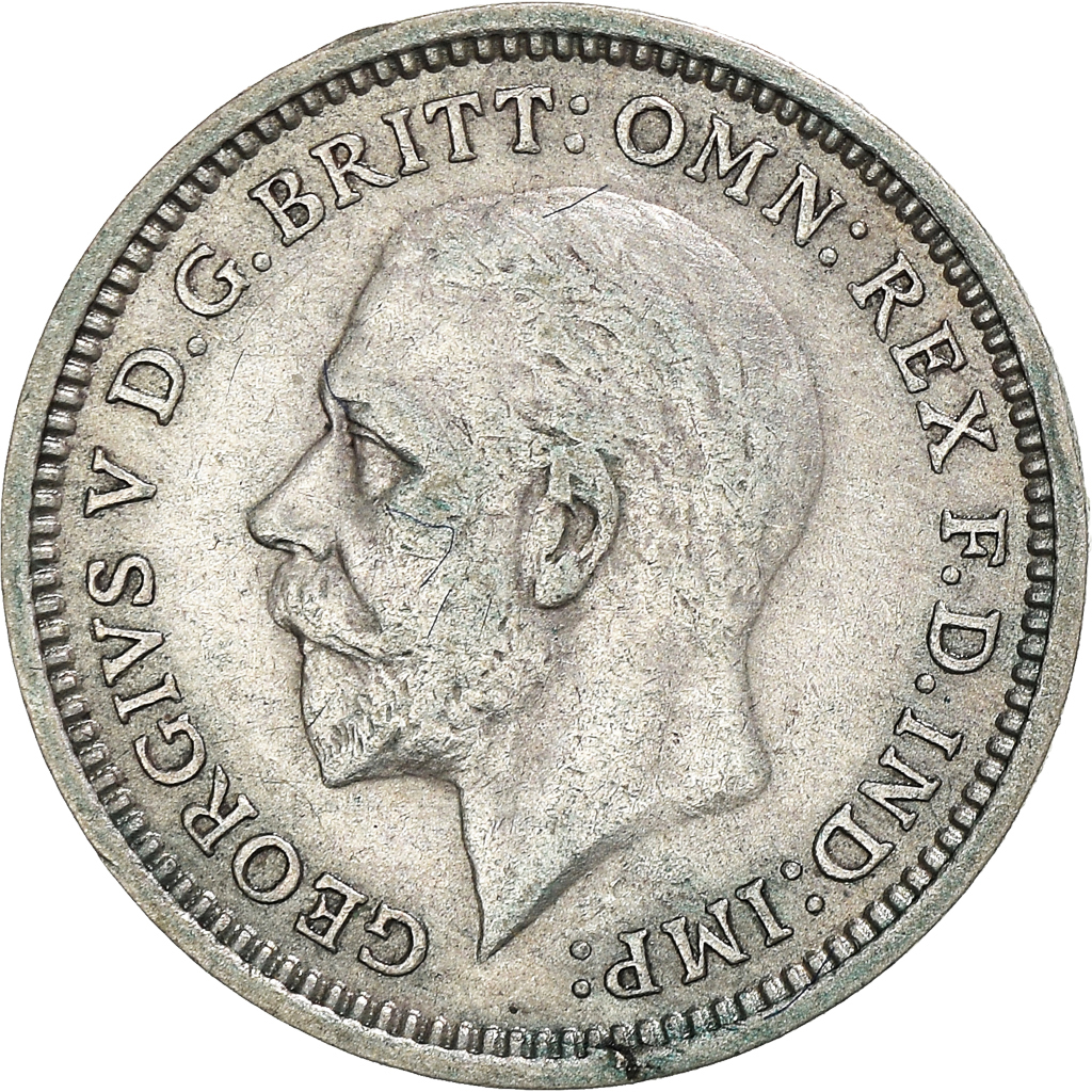 Coin, Great Britain, George V, 3 Pence, 1936, , Silver, KM:831