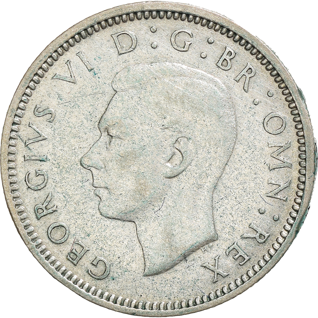 Coin, Great Britain, George VI, 6 Pence, 1942, , Silver, KM:852