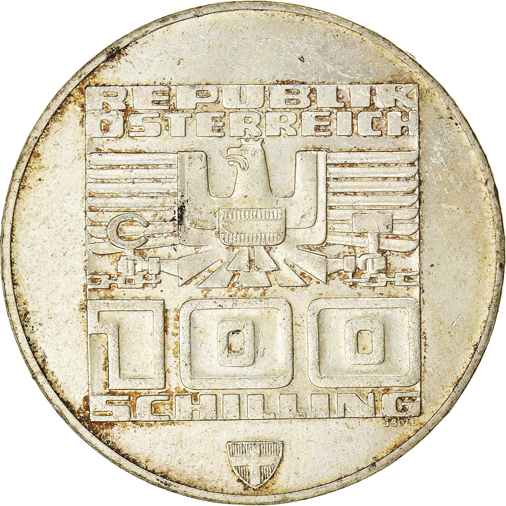 Coin, Austria, 100 Schilling, 1976, Vienna, , Silver, KM:2927