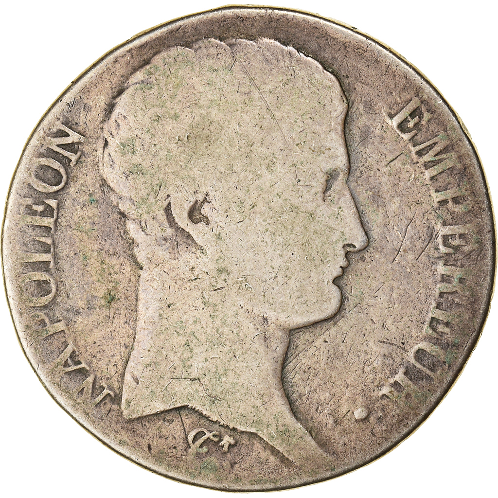 Coin, France, Napoléon I, 5 Francs, AN 13, Toulouse, , Silver